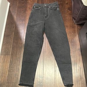 Black stretchy skinny jeans High rise